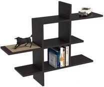 Sieninė lentyna Kalune Design Pelo Wenge, tamsiai ruda, 103 cm x 22 cm x 78 cm