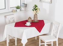 Staltiesė kvadratinė Domoletti, raudona, 85 x 85 cm