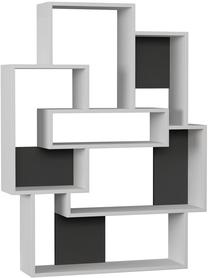 Lentyna Kalune Design Barce 855DTE3689, antracito/balta, 22 cm x 101 cm x 132 cm