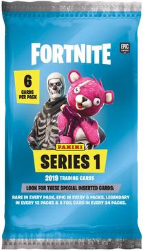 Kortos Epic Games Fortnite Trading Card Collection Series 1, mėlyna, 6 vnt.