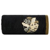 Vonios rankšluostis Palms 05, juodas, 140 cm x 70 cm