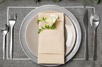 Servetėlė stačiakampė Megi, pilka, 30 x 40 cm, 4 vnt.