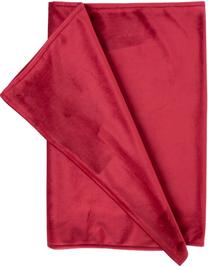 Stalo takelis stačiakampė Home4you Velvet, bordo, 116 x 45 cm