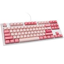 Klaviatūra Ducky One 3 Gossamer Cherry MX Blue, EN, balta/rožinė