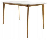 Valgomojo stalas Emily, rudas/baltas, 120 cm x 80 cm x 75 cm