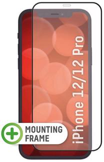 Telefono apsauginis stiklas Displex Full Cover 3D Screen Glass for Apple iPhone 12/12 Pro, 10H, 6.1 "