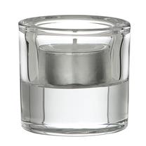Žvakidė Bolsius 2in1 10618835, grūdintas stiklas, Ø 5.5 cm, 6.5 cm, skaidri