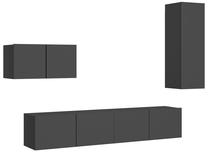 TV staliukas VLX 3078888, pilkas, 30 cm x 60 cm x 30 cm