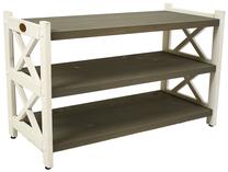 Batų lentyna Felix 2, balta/grafito, 80 cm x 37 cm x 49 cm