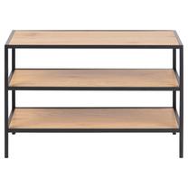 Batų lentyna Seaford 84104, ruda/juoda, 35 cm x 77 cm x 50 cm