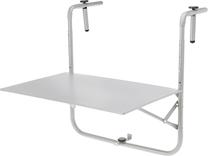 Balkono staliukas, pilkas, 60 cm x 43 cm