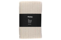 Lovatiesė 4Living Waffle, smėlio, 250 cm x 250 cm