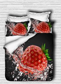 Vaikiškas patalynės užvalkalų komplektas Mijolnir 178PRL1211, balta/juoda/raudona, 200 x 220 cm