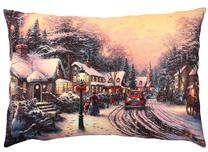 Kalėdinė dekoratyvinė pagalvėlė Mioli Decor, įvairių spalvų, 48 cm x 33 cm