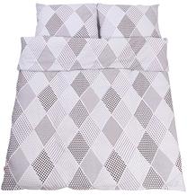 Patalynės užvalkalų komplektas Geo 082258, pilkas, 160 x 200 cm