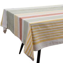 Staltiesė kvadratinė Amadeus Leane, balta/raudona/geltona, 150 x 150 cm