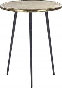 Kavos staliukas Beliani Telfer, aukso/juodas, 43 cm x 43 cm x 55 cm