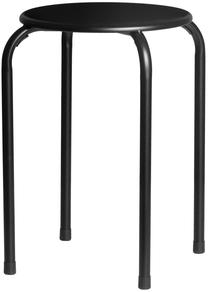 Taburetė 4Living Joy, matinė, juoda, 33 cm x 33 cm x 47 cm