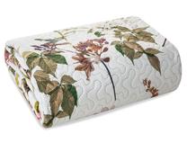 Lovatiesė NLA-01, balta/žalia, 200 cm x 220 cm