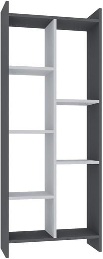 Lentyna Kalune Design Eden 875ZNA4652, antracito/balta, 25 cm x 63.2 cm x 160 cm