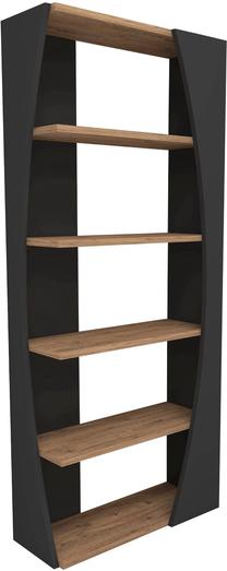 Lentyna Kalune Design Selge 550ARN1640, antracito/ruda, 23.8 cm x 63.8 cm x 150 cm