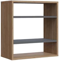 Konsolinis staliukas Kalune Design Harper, antracito/ąžuolo/ruda, 30 cm x 60 cm x 65 cm