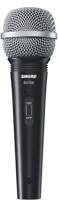 Laidinis mikrofonas Shure SV100, juoda