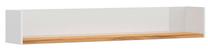 Sieninė lentyna Horton S488-POL-DZG/BI, ąžuolo/balta, 27 cm x 166 cm x 25 cm