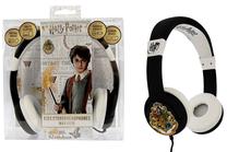 Laidinės ausinės vaikams OTL Technologies Harry Potter Hogwarts Crest, balta/juoda