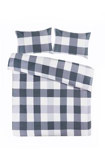 Patalynės užvalkalų komplektas Kenda Sand Nevada 125, balta/tamsiai mėlyna, 200 x 200 cm