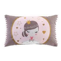 Dekoratyvinė pagalvėlė Douceur Petite Princesse, rožinė/įvairių spalvų, 30 cm x 50 cm