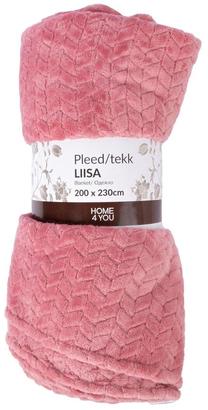 Pledas 4Living Liisa, rožinis, 230 cm x 220 cm