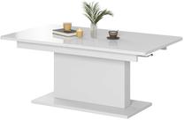 Kavos staliukas Busetti, baltas, 126 - 167 cm x 70 cm x 56 - 74 cm