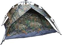 Dvivietė palapinė Mounta, žalia, 200 cm x 150 cm x 125 cm