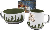 Rinkinys GB eye Lord Of The Rings One Ring Fellowship, balta/žalia, 2 vnt., 1300 ml