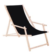 Lauko krėslas Springos Oxford DC003, juoda, 139 cm x 60 cm