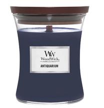 Žvakė, aromatinė WoodWick Antiquarium, 80 h, 275 g, Mėlyna