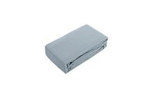 Paklodė Domoletti, pilka, 140 x 200 cm, su guma