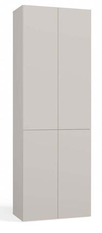 Vonios spintelė su skalbinių krepšiu Nel 1K/DD, smėlio, 30 cm x 60 cm x 174 cm