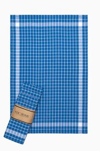 Virtuvinių rankšluosčių rinkinys Foutastic Kareli 192DCH1661, mėlynas, 65 cm x 45 cm, 5 vnt.