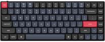 Klaviatūra Keychron S1 Hot-Swap Low Profile Gateron Mechanical Red, EN, mėlyna/juoda/raudona