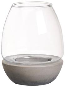 Žvakidė Bolsius Tealight Holder, stiklas, Ø 10 cm, 12 cm, skaidri/pilka