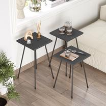 Kavos staliukas Kalune Design LZ1-AN, antracito, 29 cm x 29 cm x 52.5 cm