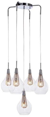 Šviestuvas kabinamas AZzardo Elektra 5, G9, 5 x 40 W