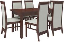 Valgomojo komplektas ADRK Rodos 7, riešuto