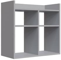 Batų lentyna Kalune Design Vista, balta, 35.6 cm x 75.6 cm x 72 cm