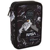 Penalas, su priedais CoolPack Jumper 2 Nasa, 19.5 cm x 12.5 cm, balta/juoda/pilka