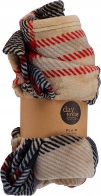 Pledas Home Styling Collection, juoda/raudona/smėlio, 125 cm x 150 cm