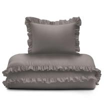 Patalynės užvalkalų komplektas PPS-05, rudas, 100 x 135 cm