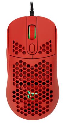 Žaidimų pelė White Shark Galahad-R, usb 2.0, raudona